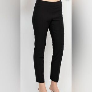 Adrianna Pappell black Bi-stretch pants.Straight leg,inseam26”.Waist 30”-34”Sz12
